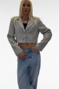 giacchina crop con bottone muse